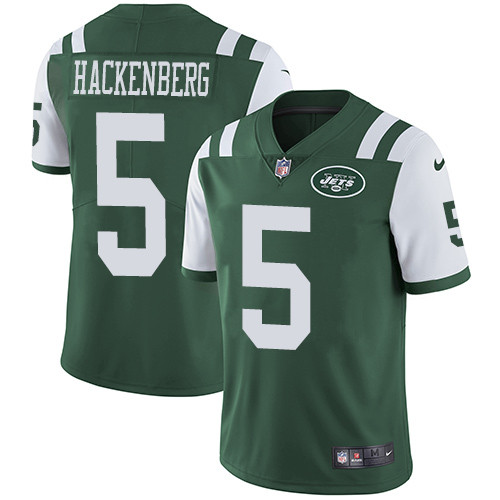  Jets 5 Christian Hackenberg Green Vapor Untouchable Player Limited Jersey