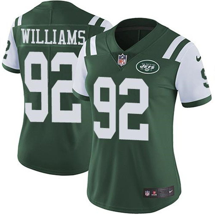  Jets 92 Leonard Williams Green Women Vapor Untouchable Limited Jersey