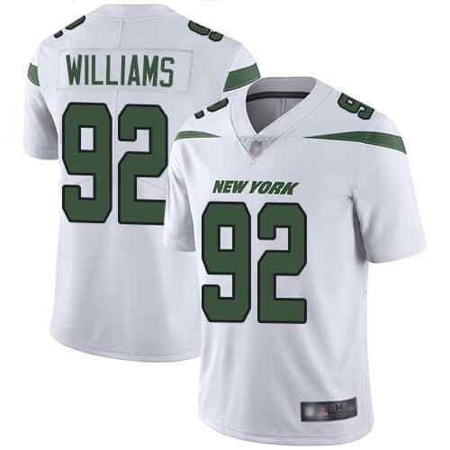 Nike Jets 92 Quinnen Williams White 2019 NFL Draft First Round Pick Vapor Untouchable Limited Jersey