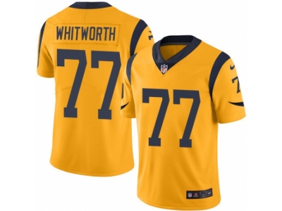  Los Angeles Rams 77 Andrew Whitworth Limited Gold Rush NFL Jersey