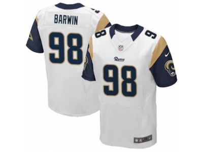  Los Angeles Rams 98 Connor Barwin Elite White NFL Jersey