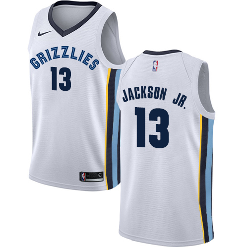  Memphis Grizzlies #13 Jaren Jackson Jr. White NBA Swingman Association Edition Jersey
