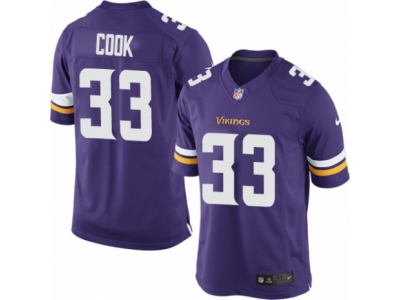  Minnesota Vikings 33 Dalvin Cook Limited Purple Team Color NFL Jersey