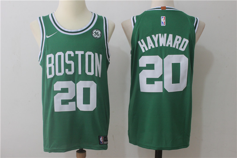  NBA Boston Celtics  #20 Gordon Hayward Jersey 2017 18 New Season Green Jersey