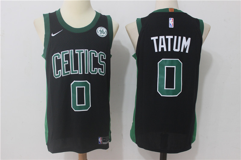  NBA Boston Celtics #0 Jayson Tatum Jersey 2017 18 New Season Black Jersey