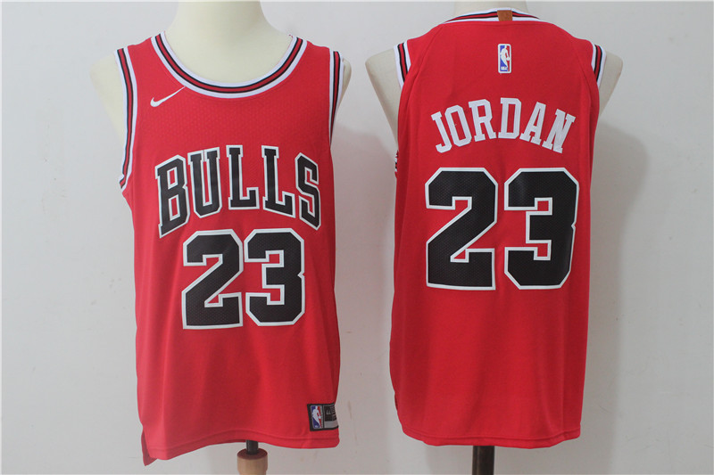  NBA Chicago Bulls #23 Michael Jordan Jersey 2017 18 New Season Red Jersey
