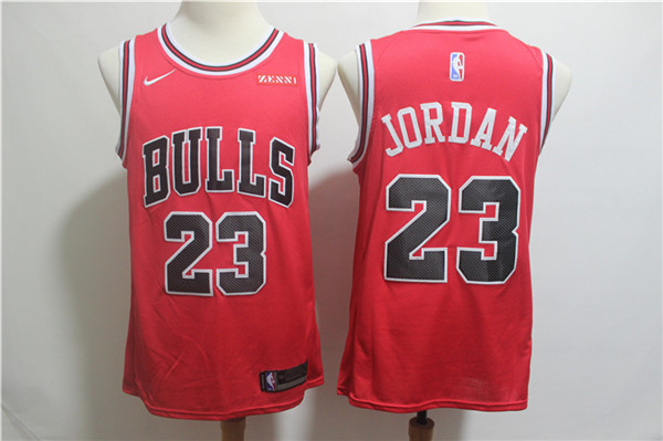  NBA Chicago Bulls #23 Michael Jordan Jersey 2017 18 New Season Red Jerseys
