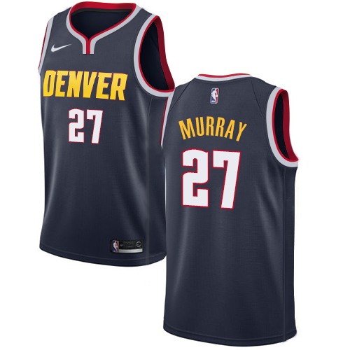  NBA Denver Nuggets #27 Jamal Murray Jersey 2018 19 New Season Dark Blue Jersey