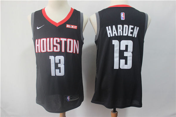  NBA Houston Rockets #13 James Harden Jersey New Season Black Jersey