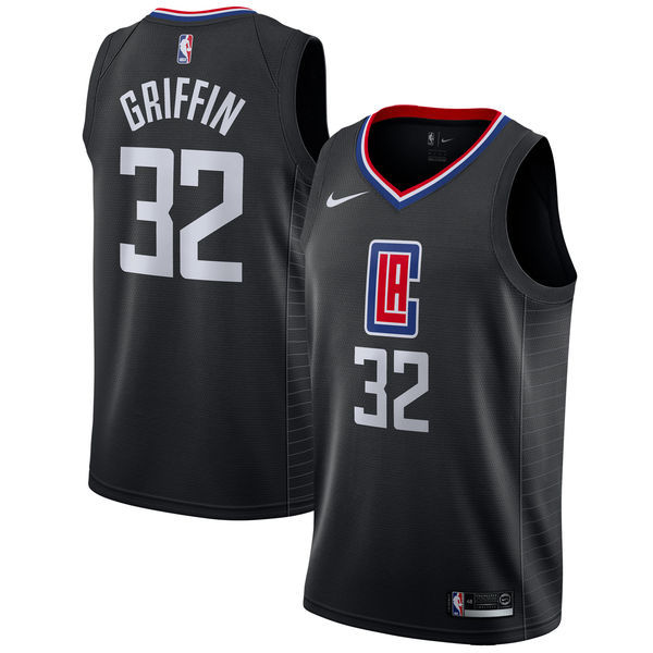  NBA Los Angeles Clippers #32 Blake Griffin Jersey 2017 18 New Season Black Jersey