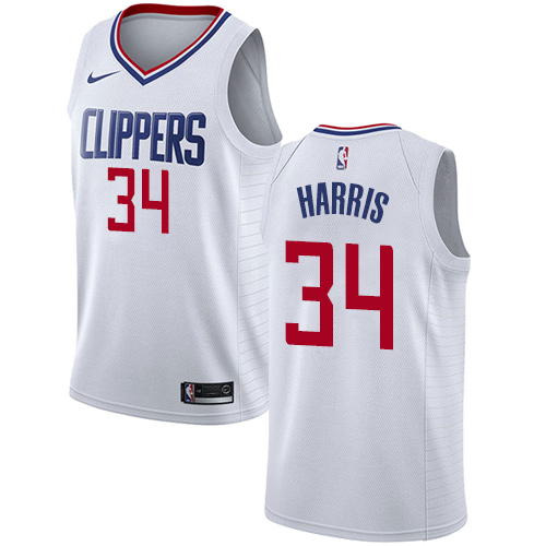  NBA Los Angeles Clippers #34 Tobias Harris Jersey 2018 19 New Season White Jersey