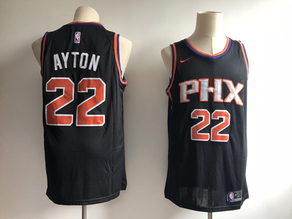  NBA Phoenix Suns #22 DeAndre Ayton Black Jersey