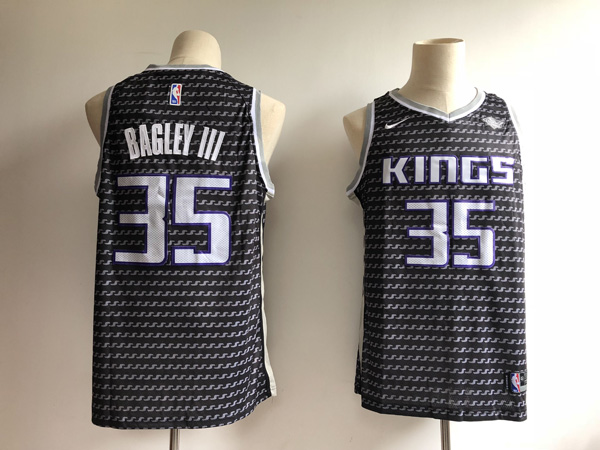  NBA Sacramento Kings #35 Marvin Bagley III Black City Edition  Swingman Jersey