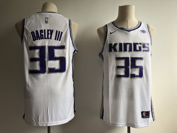  NBA Sacramento Kings #35 Marvin Bagley III Jersey 2017 18 New Season White Jersey