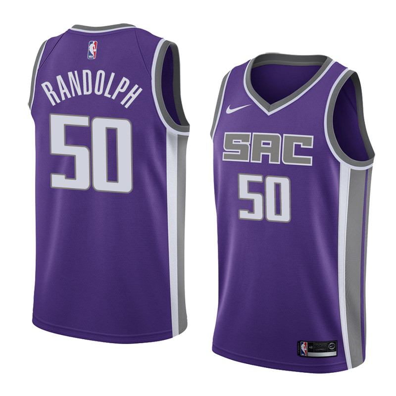  NBA Sacramento Kings #50 Zach Randolph Jersey 2017 18 New Season Blue Jersey