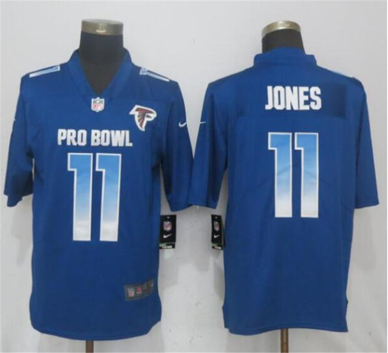  NFC Falcons 11 Julio Jones Royal 2019 Pro Bowl Limited Jersey