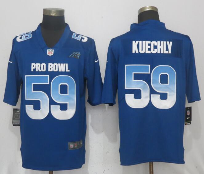  NFC Panthers 59 Luke Kuechly Royal 2018 Pro Bowl Game Jersey