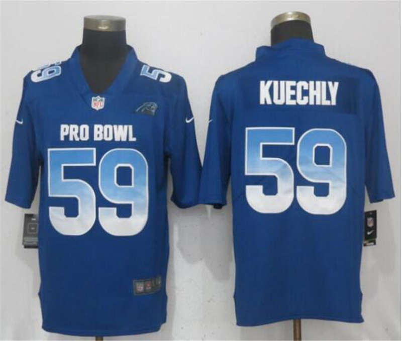  NFC Panthers 59 Luke Kuechly Royal 2019 Pro Bowl Limited Jersey