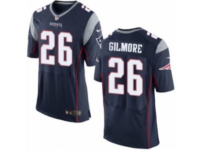  New England Patriots 26 Stephon Gilmore Elite Navy Blue Team Color NFL Jersey