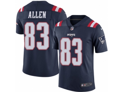  New England Patriots 83 Dwayne Allen Limited Navy Blue Rush NFL Jersey