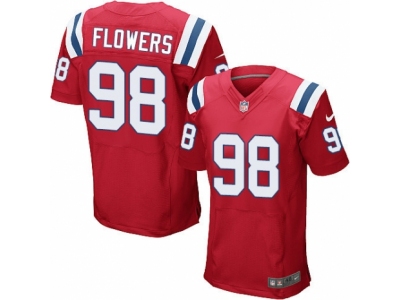  New England Patriots 98 Trey Flowers Elite Red Alternate NFL Jersey