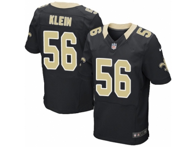  New Orleans Saints 56 A J Klein Elite Black Team Color NFL Jersey