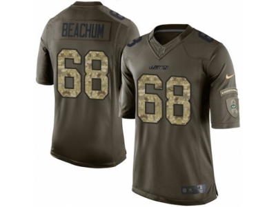  New York Jets 68 Kelvin Beachum Limited Green Salute to Service NFL Jersey