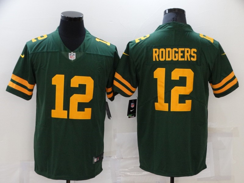 Nike Packers 12 Aaron Rodgers Green New Vapor Untouchable Limited Jersey