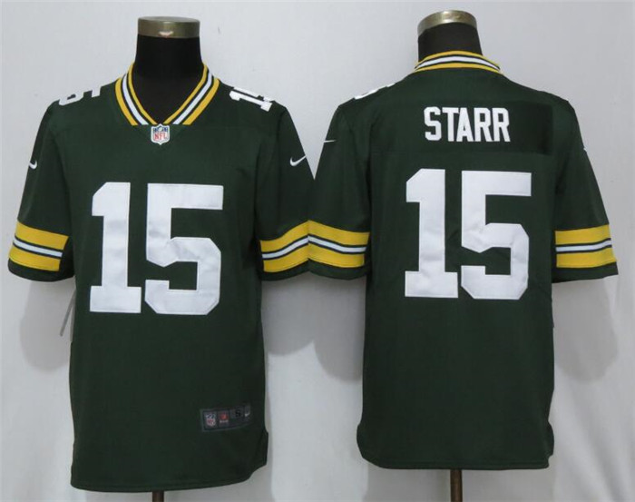  Packers 15 Bart Starr Green Vapor Untouchable Limited Jersey