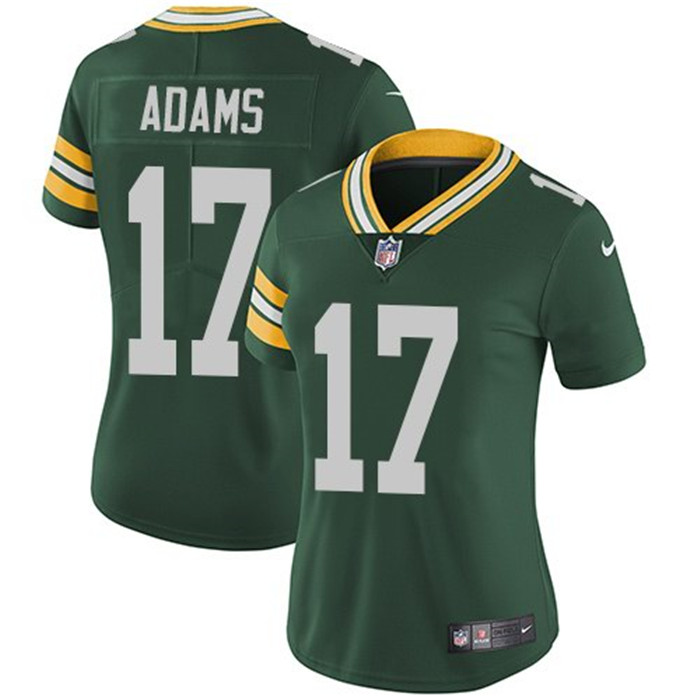  Packers 17 Davante Adams Green Women Vapor Untouchable Limited Jersey