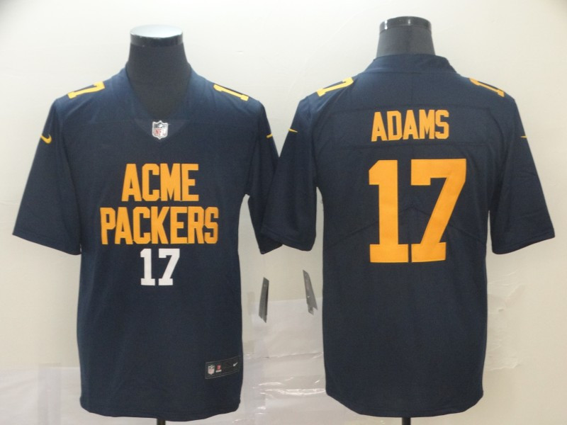 Nike Packers 17 Davante Adams Navy City Edition Vapor Untouchable Limited Jersey