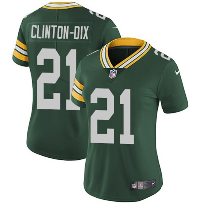 Packers 21 Ha Ha Clinton Dix Green Women Vapor Untouchable Limited Jersey
