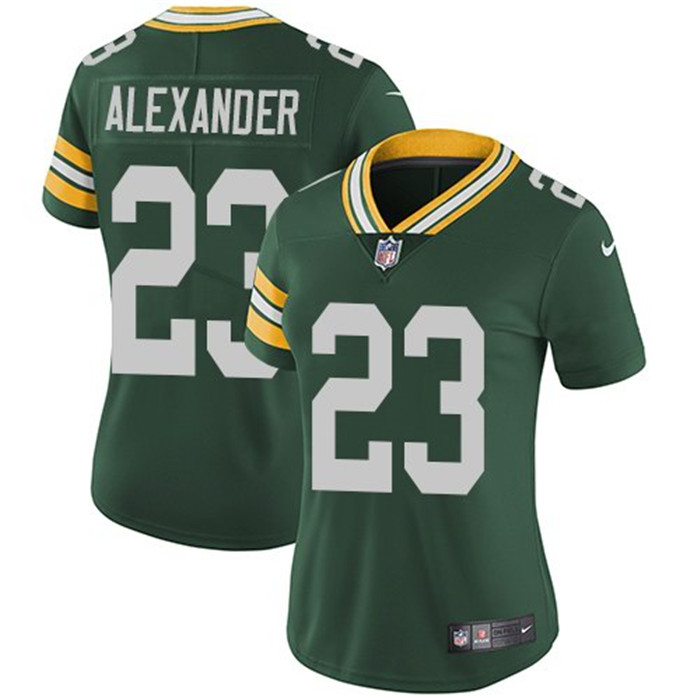  Packers 23 Jaire Alexander Green Women Vapor Untouchable Limited Jersey