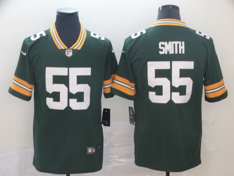 Nike Packers 55 Za'Darius Smith Green Vapor Untouchable Limited Jersey
