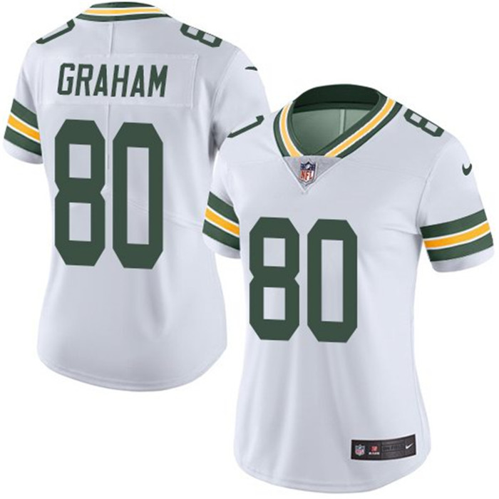  Packers 80 Jimmy Graham White Women Vapor Untouchable Limited Jersey