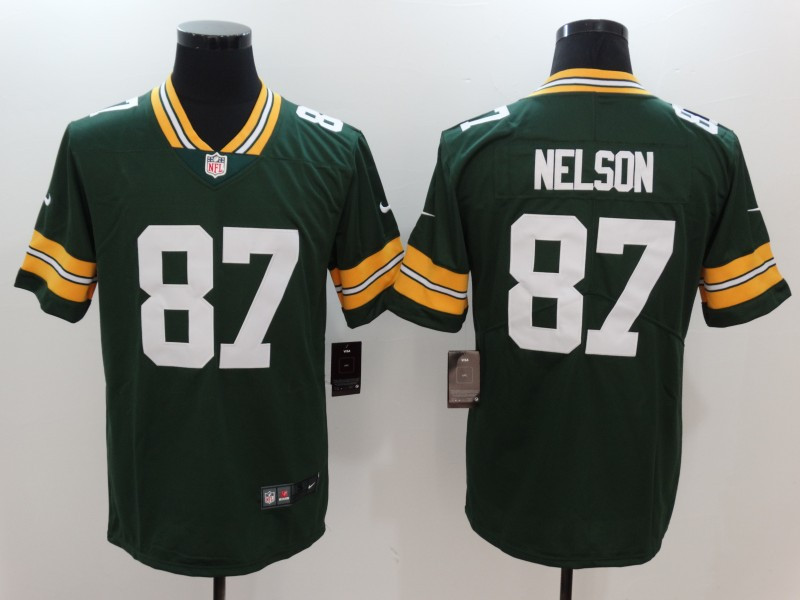  Packers 87 Jordy Nelson Green Vapor Untouchable Player Limited Jersey