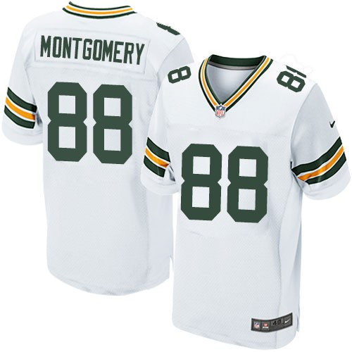 Nike Packers 88 Ty Montgomery White Elite Jersey