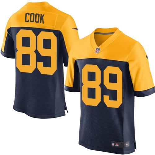  Packers 89 Jared Cook Navy Blue Alternate Men Stitched NFL New Elite Jersey