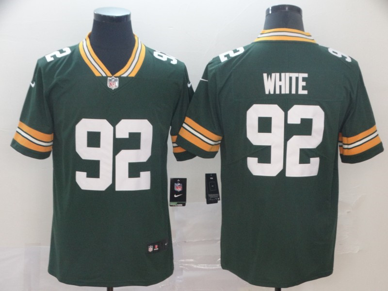  Packers 92 Reggie White Green Vapor Untouchable Player Limited Jersey