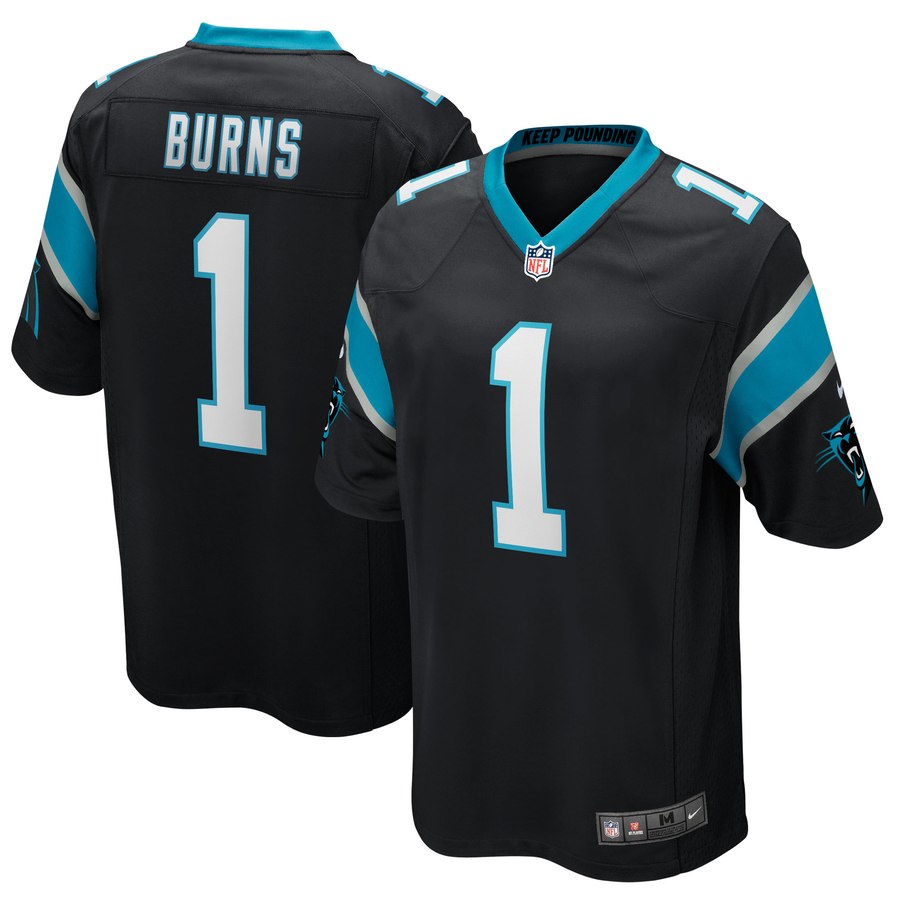 Nike Panthers 1 Brian Burns Black Youth 2019 NFL Draft First Round Pick Vapor Untouchable Limited Jersey