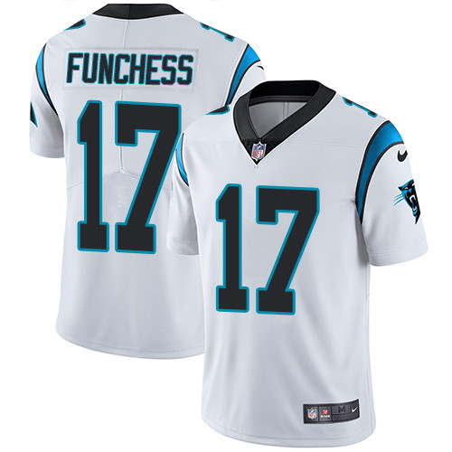  Panthers 17 Devin Funchess White Vapor Untouchable Player Limited Jersey