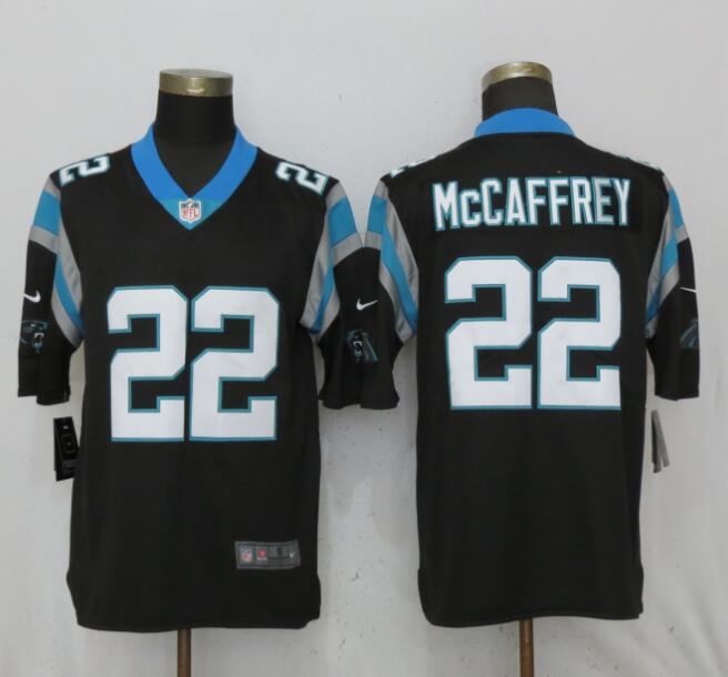  Panthers 22 Christian McCaffrey Black Vapor Untouchable Limited Jersey