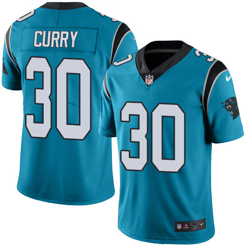  Panthers 30 Stephen Curry Blue Vapor Untouchable Player Limited Jersey