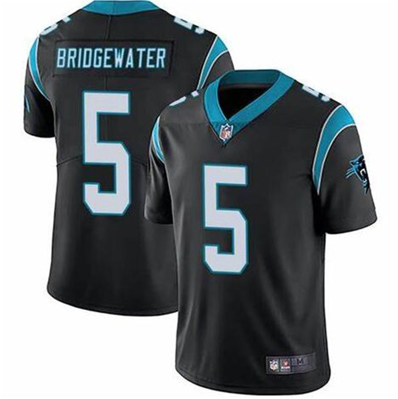 Nike Panthers 5 Teddy Bridgewater Black Vapor Untouchable Limited Jersey