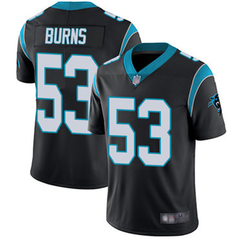 Nike Panthers 53 Brian Burns Black Vapor Untouchable Limited Jersey