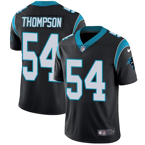  Panthers 54 Shaq Thompson Black Vapor Untouchable Limited Jersey