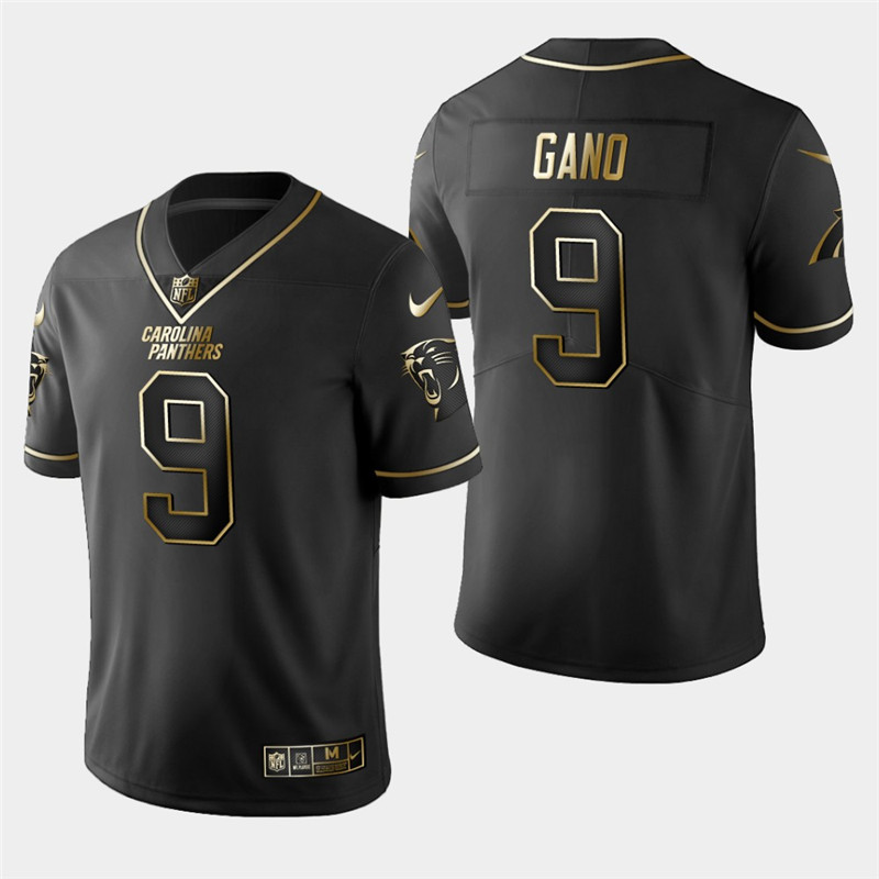 Nike Panthers 9 Graham Gano Black Gold Vapor Untouchable Limited Jersey