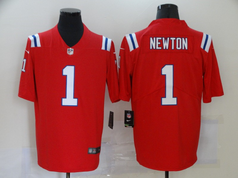 Nike Patriots 1 Cam Newton Red Vapor Untouchable Limited Jersey