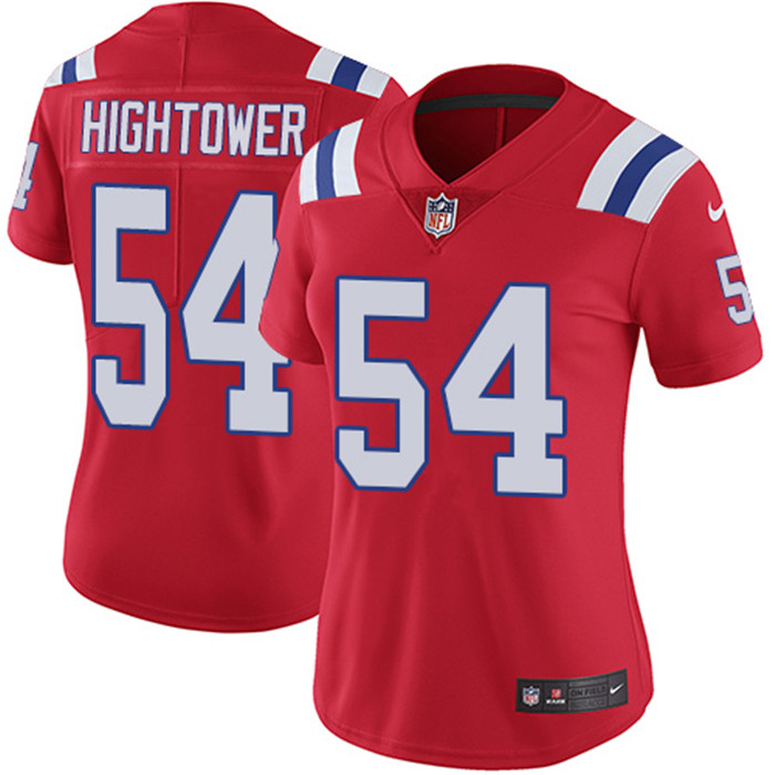 Patriots 54 Dont'a Hightower Red Women Vapor Untouchable Limited Jersey