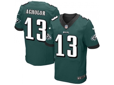  Philadelphia Eagles 13 Nelson Agholor Midnight Green Team Color Men's Stitched NFL New Elite Jersey